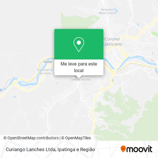 Curiango Lanches Ltda mapa