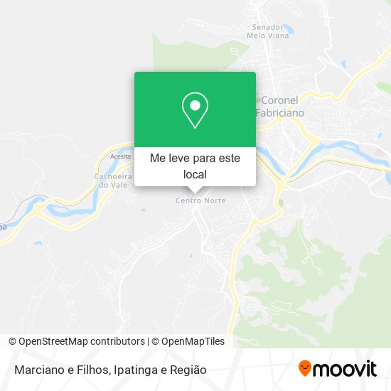 Marciano e Filhos mapa