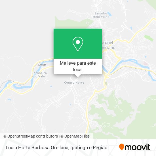 Lúcia Horta Barbosa Orellana mapa