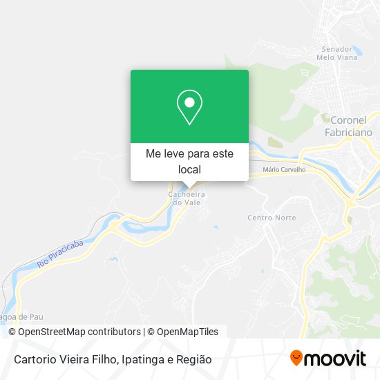 Cartorio Vieira Filho mapa
