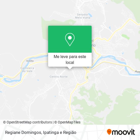 Regiane Domingos mapa