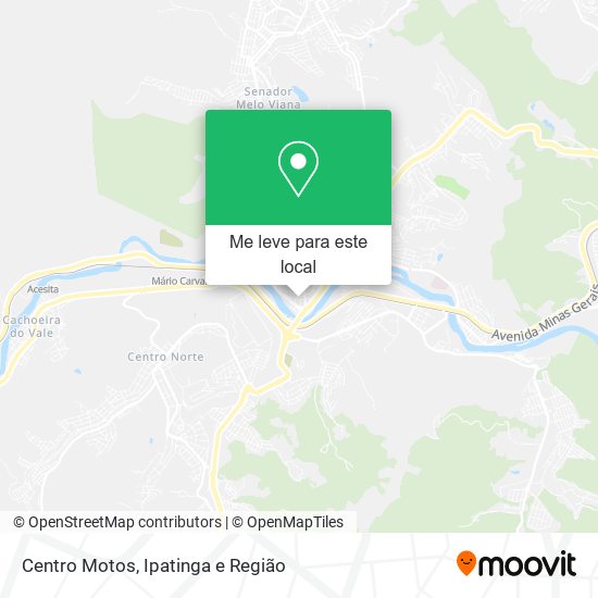 Centro Motos mapa