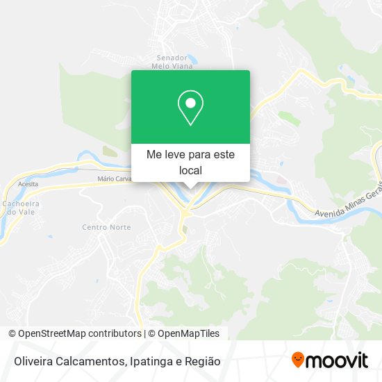 Oliveira Calcamentos mapa