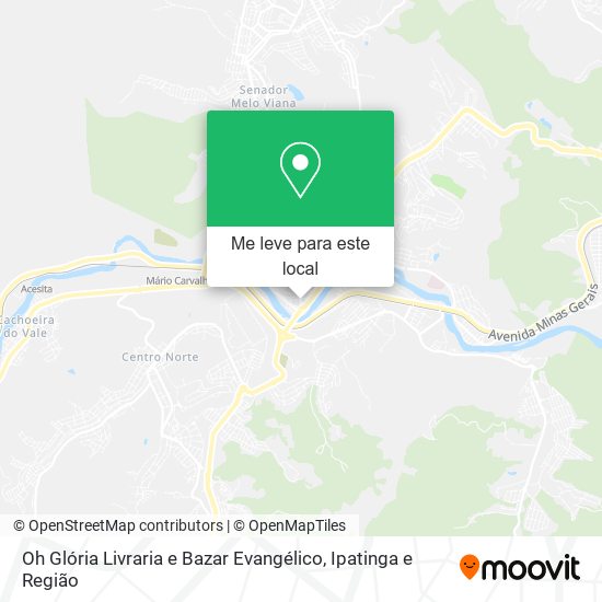 Oh Glória Livraria e Bazar Evangélico mapa