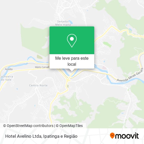 Hotel Avelino Ltda mapa