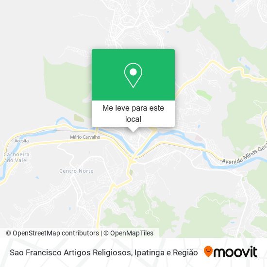 Sao Francisco Artigos Religiosos mapa