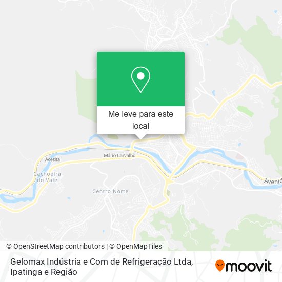 Gelomax Indústria e Com de Refrigeração Ltda mapa