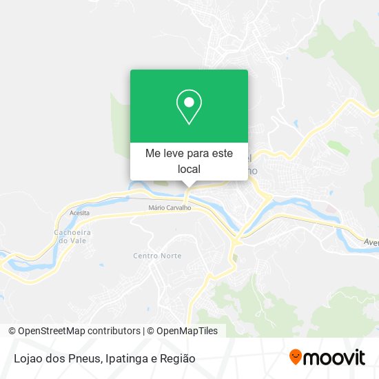 Lojao dos Pneus mapa