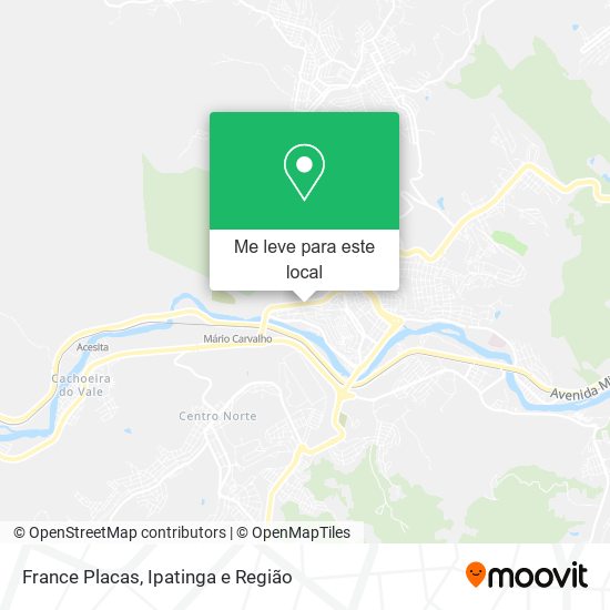 France Placas mapa
