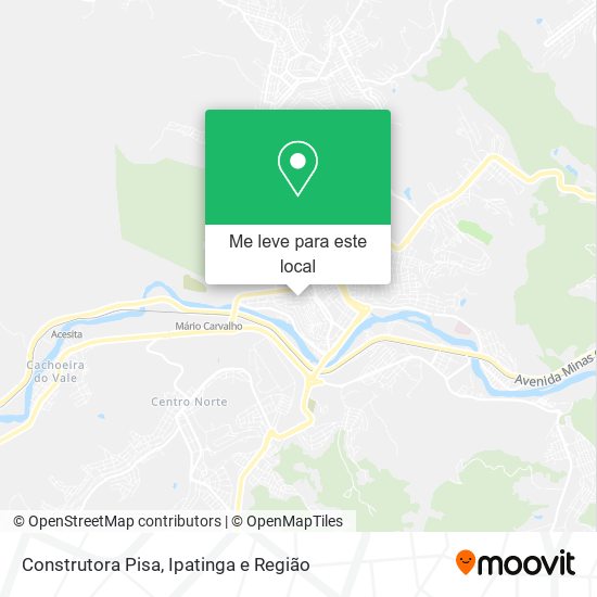 Construtora Pisa mapa