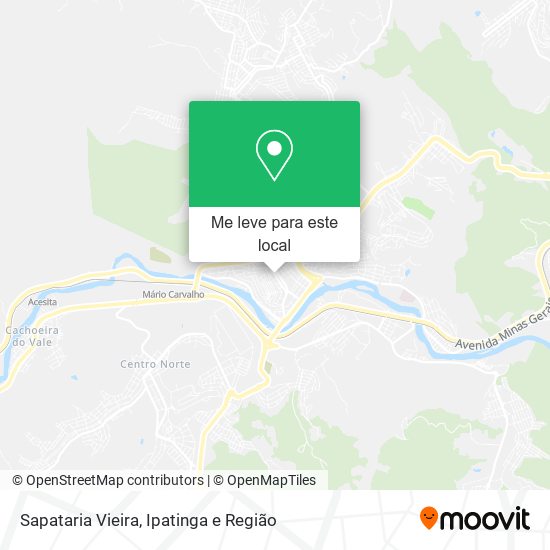 Sapataria Vieira mapa