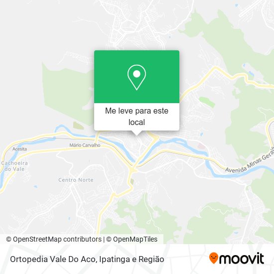 Ortopedia Vale Do Aco mapa