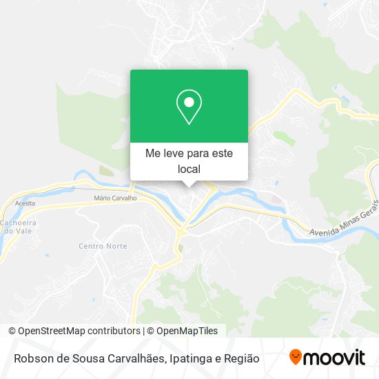 Robson de Sousa Carvalhães mapa