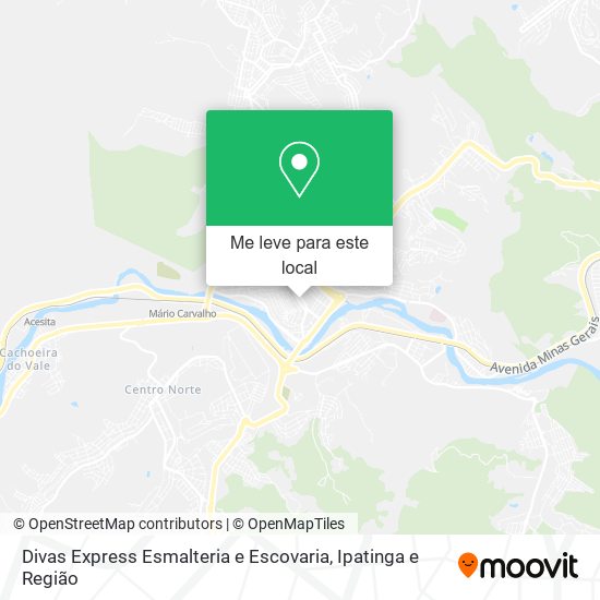 Divas Express Esmalteria e Escovaria mapa