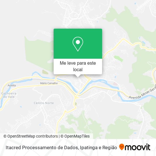 Itacred Processamento de Dados mapa