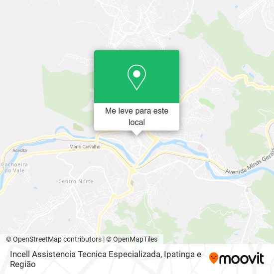 Incell Assistencia Tecnica Especializada mapa