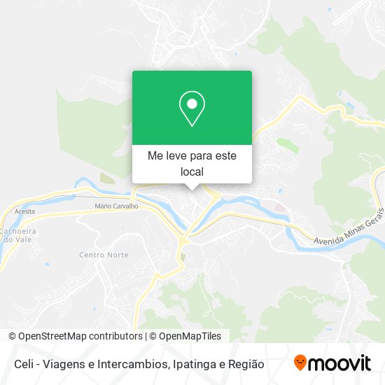 Celi - Viagens e Intercambios mapa