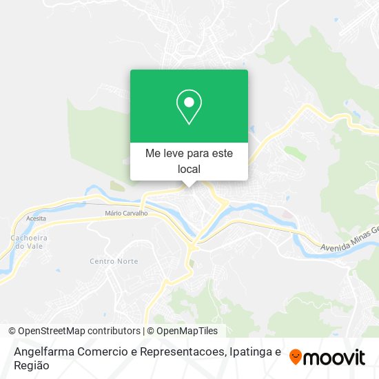 Angelfarma Comercio e Representacoes mapa