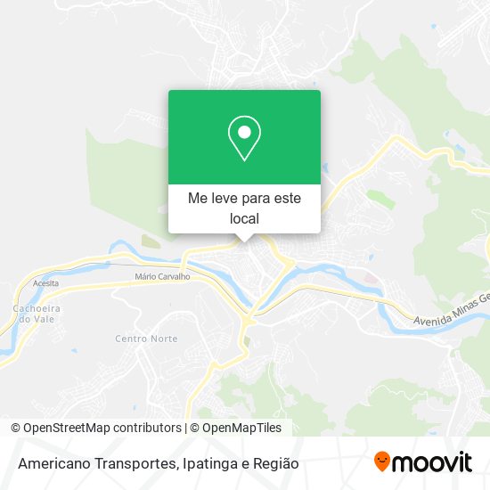 Americano Transportes mapa