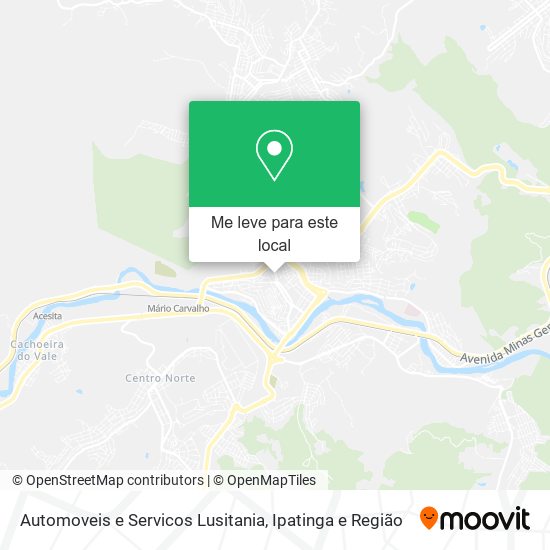 Automoveis e Servicos Lusitania mapa