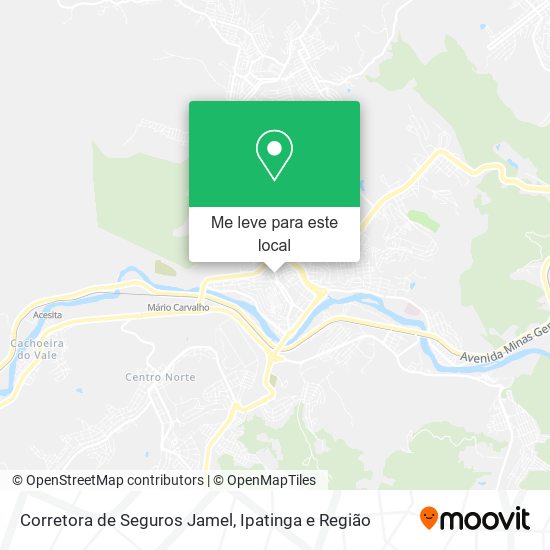 Corretora de Seguros Jamel mapa