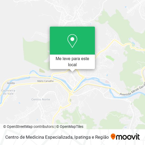 Centro de Medicina Especializada mapa