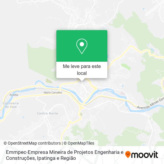 Emmpec-Empresa Mineira de Projetos Engenharia e Construções mapa