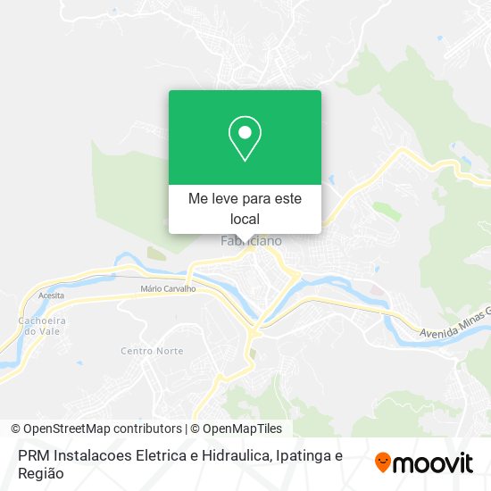 PRM Instalacoes Eletrica e Hidraulica mapa