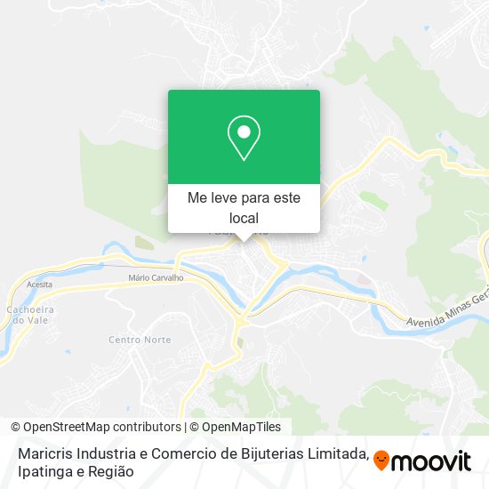 Maricris Industria e Comercio de Bijuterias Limitada mapa