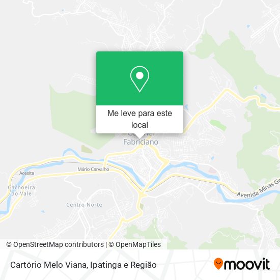 Cartório Melo Viana mapa