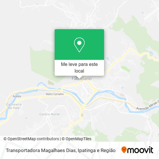 Transportadora Magalhaes Dias mapa