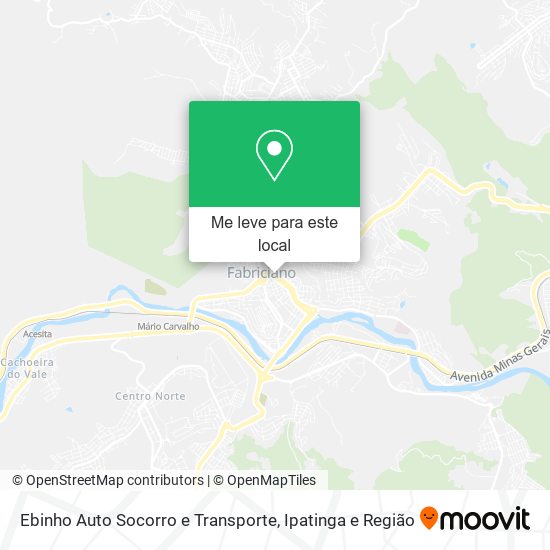 Ebinho Auto Socorro e Transporte mapa