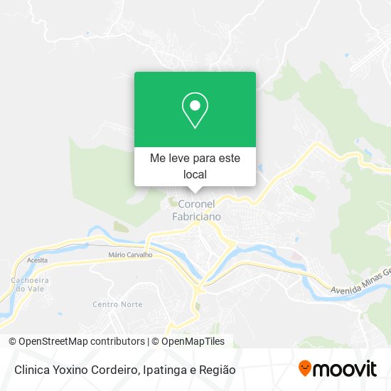 Clinica Yoxino Cordeiro mapa