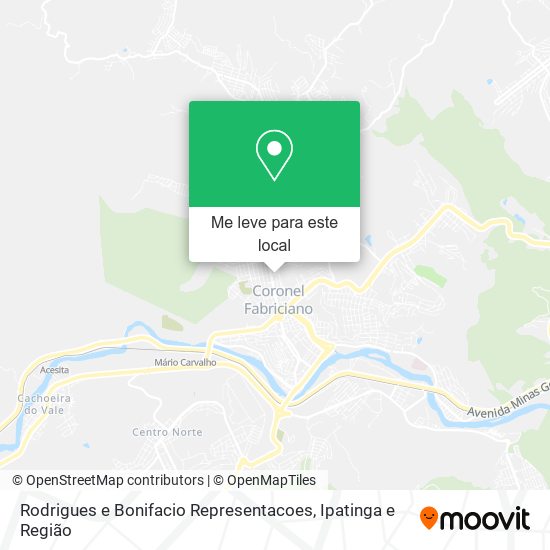 Rodrigues e Bonifacio Representacoes mapa