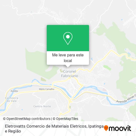 Eletrovatts Comercio de Materiais Eletricos mapa