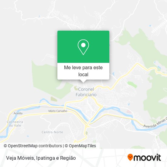 Veja Móveis mapa