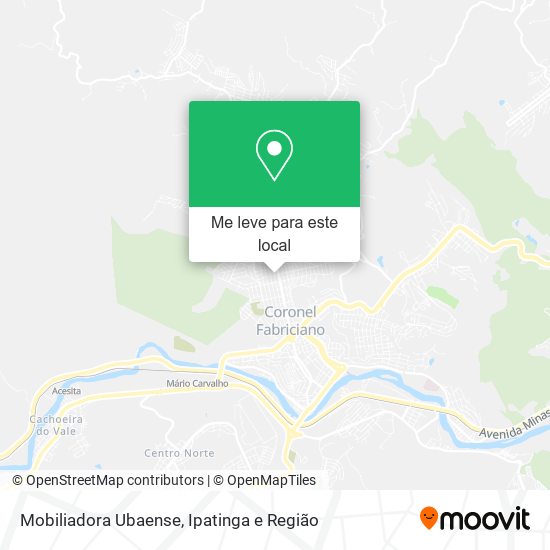 Mobiliadora Ubaense mapa