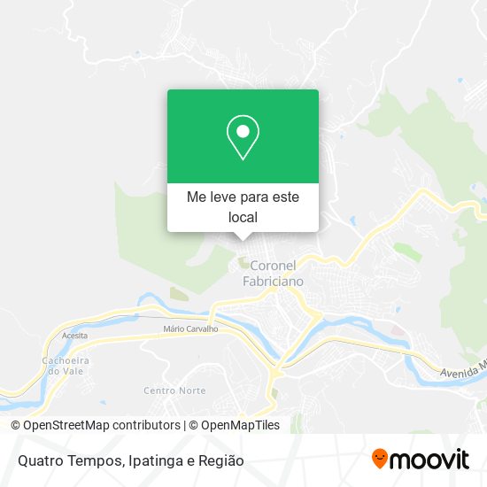 Quatro Tempos mapa