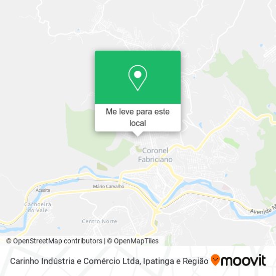 Carinho Indústria e Comércio Ltda mapa