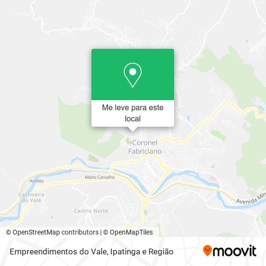 Empreendimentos do Vale mapa