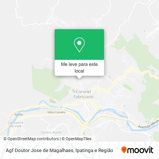 Agf Doutor Jose de Magalhaes mapa