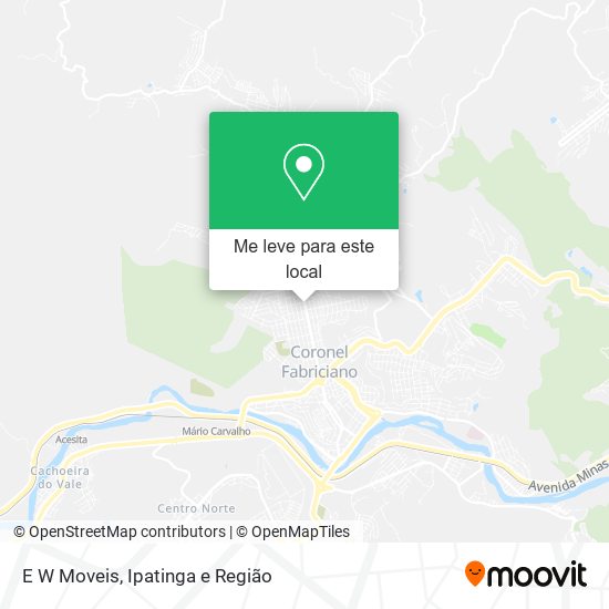 E W Moveis mapa