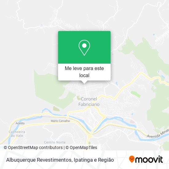 Albuquerque Revestimentos mapa