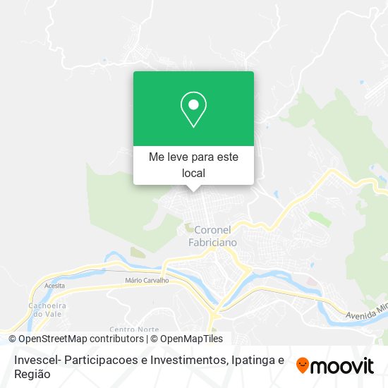 Invescel- Participacoes e Investimentos mapa