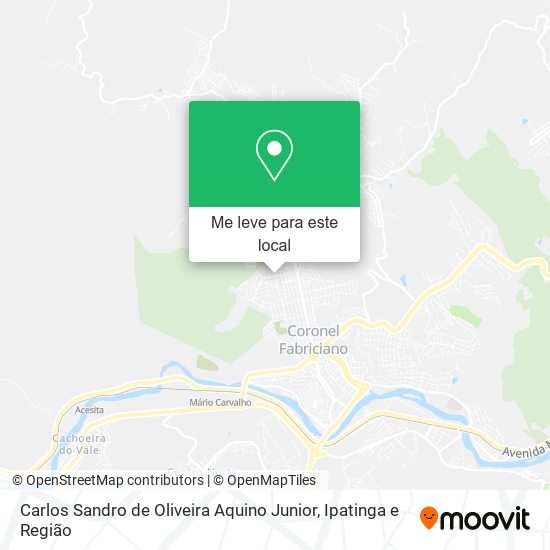 Carlos Sandro de Oliveira Aquino Junior mapa