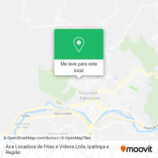 Aca Locadora de Fitas e Vídeos Ltda mapa