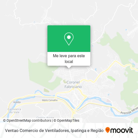 Ventao Comercio de Ventiladores mapa