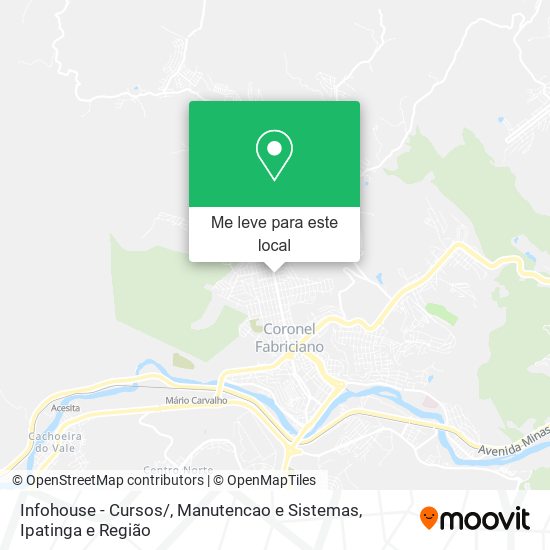 Infohouse - Cursos / , Manutencao e Sistemas mapa