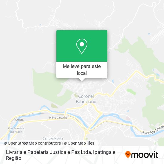 Livraria e Papelaria Justica e Paz Ltda mapa