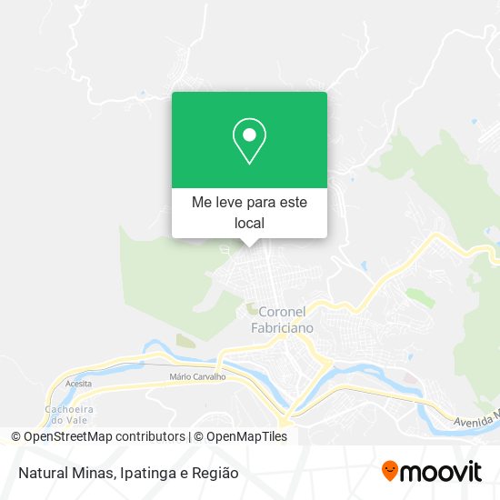 Natural Minas mapa